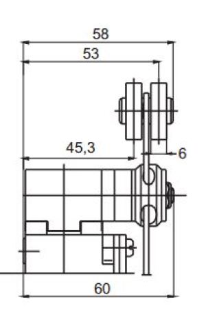 Pokój Wyłącznik krańcowy PBM1E51PZ11 jednopozycyjny A37-3520 3