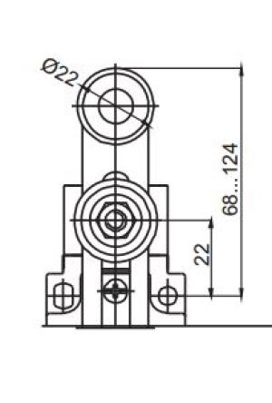 Pokój Wyłącznik krańcowy PBM1E52PZ11 jednopozycyjny A37-3530 2