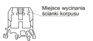 Pokój Złączka szynowa gwintowana ZG-G35/TS35 żółta A11-1631 3