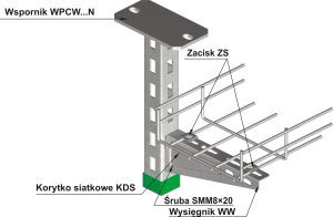 Baks Wysięgnik wzmocniony WW400 415x95mm - 710440 4
