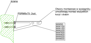Baks Wysięgnik wzmocniony WW400 415x95mm - 710440 5
