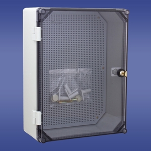 Elektro-Plast Obudowa hermetyczna UNIbox UNI-1/T 400x300x166mm z płytą montażową IP65 - 43.11 1