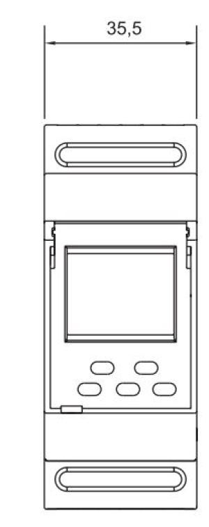 Zamel Programator czasowy 2-kanałowy tygodniowy 24-250V AC 30-300V DC z pamięcią zewnętrzną ZCM-12P/U 5