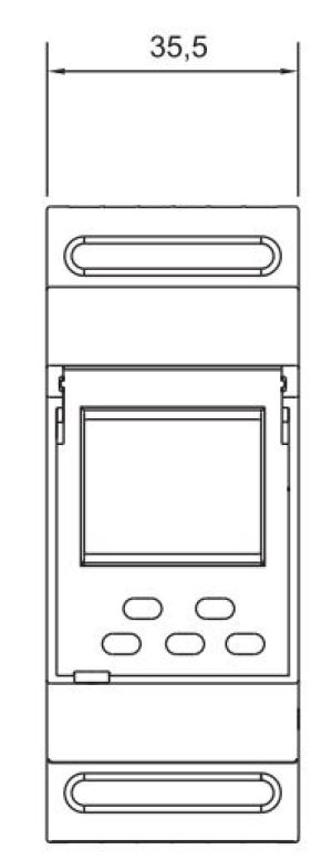 Zamel Programator czasowy 2-kanałowy tygodniowy 230V AC ZCM-12 5