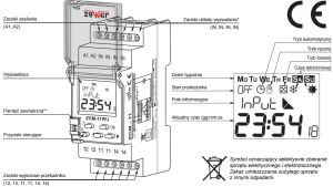 Zamel Programator czasowy 1-kanałowy tygodniowy 224-250V AC 30-300V DC z pamięcią zewnętrzną (ZCM-11P/U) 2