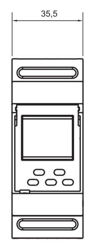 Zamel Programator czasowy 1-kanałowy tygodniowy Econo 230V AC ZCM-11E 5