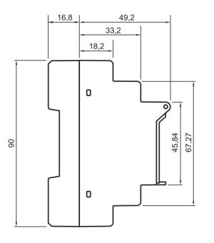 Zamel Programator czasowy 1-kanałowy tygodniowy Econo 230V AC ZCM-11E 6