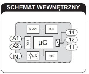 Zamel Programator czasowy 1-kanałowy tygodniowy 230V AC (ZCM-31) 3
