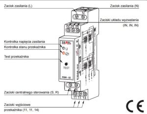 Zamel Przekaźnik bistabilny 16A 230V AC (PBM-02) 2