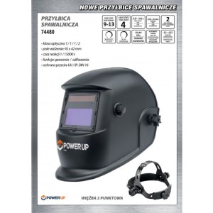 Power Up Przyłbica spawalnicza samościemniająca (74480) 7