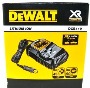 Dewalt Ładowarka samochodowa do akumulatorów XR 10,8V 14,4V 18,0V DCB119 3