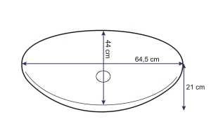 Umywalka Rea Rosa 66cm 9