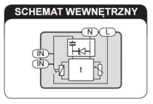 Zamel Automat schodowy 16A 48mA 1NO 230V AC ASM-01 7