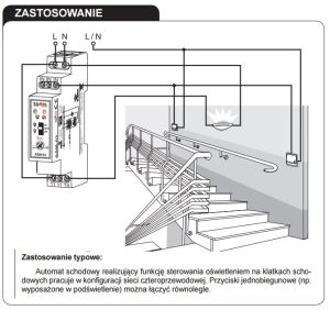 Zamel Automat schodowy 16A 25mA 1NO 230V AC ASM-03 7