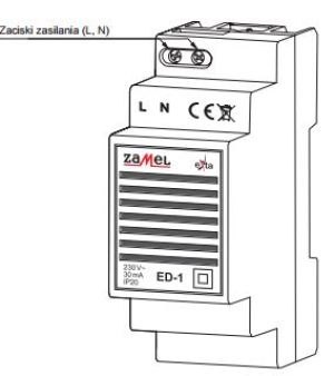 Zamel Dzwonek przyzywowy 230V AC ED-1 2