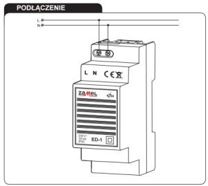 Zamel Dzwonek przyzywowy 230V AC ED-1 3