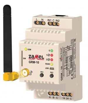 Zamel Zdalny sterownik GSM modułowy 2-kanałowy GRM-10 1