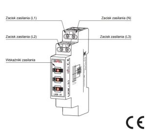 Zamel Wskaźnik zasilania LKM-01-10 1P 230V 2,8mA LKM-01-40 2