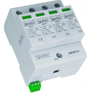 Simet Ogranicznik przepięć SIMTEC SM20C/4-275 C 4P 20kA 85102000 1