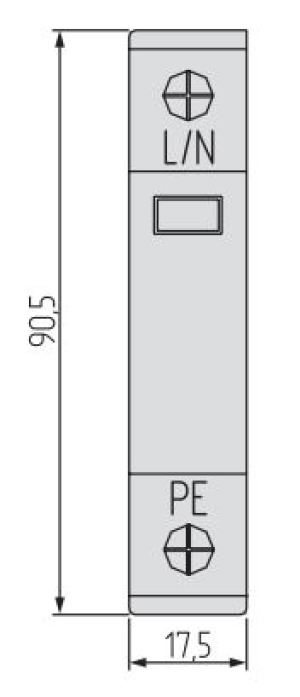 Simet Ogranicznik przepięć D 1P 10kA SM10D/1P SIMTEC 85301000 2