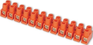Simet Listwa zaciskowa LTF12-4 1-4mm2 12-torowa pomarańczowa - 21310008 1