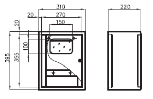 Sabaj Rozdzielnica modułowa NRL-3F ZSZ nadtynkowa IP31 - 4-267 2