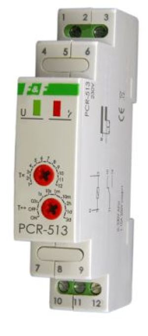F&F Przekaźnik czasowy jednofunkcyjny 230V 10A - PCR-513 1