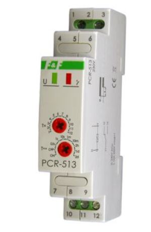 F&F Przekaźnik czasowy jednofunkcyjny 12-264V 10A - PCR-513 UNI 1