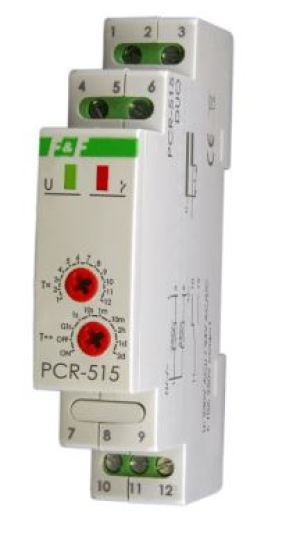 F&F Przekaźnik czasowy jednofunkcyjny 24/230V 10A - PCR-515 DUO 1
