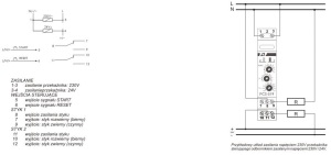 F&F Przekaźnik czasowy wielofunkcyjny 24/230V 2x8A - PCS-519 DUO 3