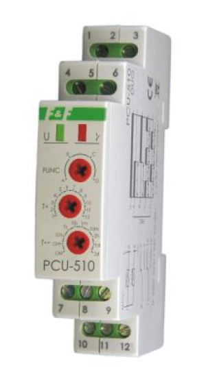 F&F Przekaźnik czasowy uniwersalny 24/230V 2x8A - PCU-510 DUO 1