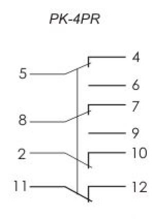 F&F Przekaźnik elektromagnetyczny 24V 4x8A - PK4PR24 2