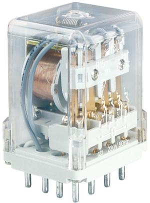 Relpol Przekaźnik przemysłowy miniaturowy 4P 10A 250V IP40 R15-1014-23-3230 - 802212 1