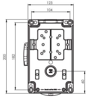 PCE Gniazdo stałe z wyłącznikiem Combo-Pol 16A 400V 3P+Z+N 2x230V IP44 96061542W 2