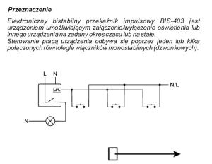 F&F Przekaźnik impulsowy I<10A czas wył. 1-12min - BIS-403 3