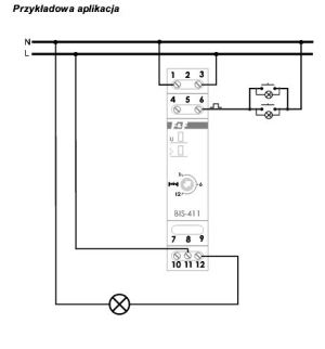 F&F Przekaźnik impulsowy 230V 16A na szynę TH35 - BIS-413 3