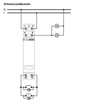 F&F Ściemniacz oświetlenia SCO-812 z pamięcią 230V AC 350W szary SCO-812 2