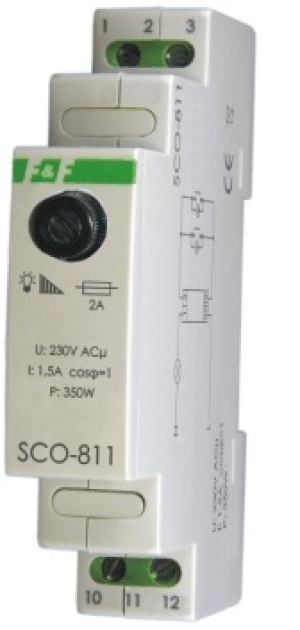 F&F Ściemniacz oświetlenia SCO-811 bez pamięci 230V AC 350W szary SCO-811 1