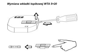 F&F Ściemniacz oświetlenia SCO-802 z pamięcią 230V AC 350W szary SCO-802 2