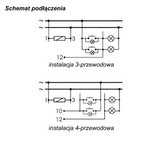 F&F Automat schodowy 24V 16A na szynę 1 moduł IP40 - AS-214 2