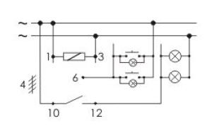 F&F Automat schodowy 24V AC na szynę IP40 - AS-224 2