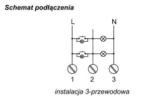 F&F Automat schodowy 230V 16A montaż natynkowy IP40 - ASO-201 2