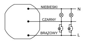 F&F Automat schodowy do puszki podtynkowej (ASO 205) 2