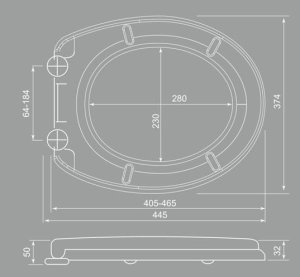 Deska sedesowa Onnline  (05087) 2