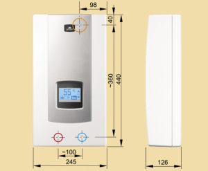 Przepływowy podgrzewacz wody Kospel Podgrzewacz przepływowy Focus 24kW 2