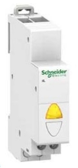 Schneider Lampka modułowa żółta 110-230V AC iIL A9E18324 1