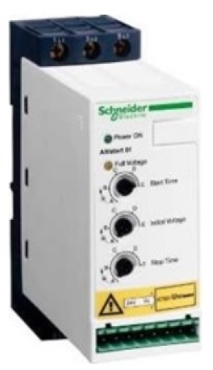 Schneider Electric Softstart 3-fazowy 380-415VAC 22A 7,5-11kW 400V Altistart ATS01N222QN 2