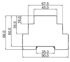 Zamel Przełącznik instalacyjny I-0-II 230V PIM-03 6