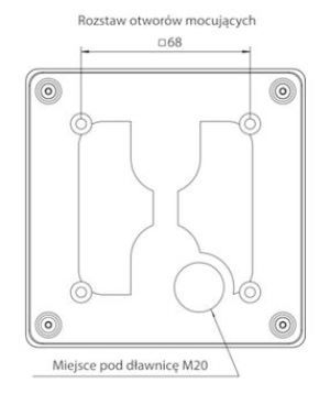Spamel Ręczny ostrzegacz pożarowy A n/t OP1 1NO 1NC 230V OP1-W01-A11-230 4