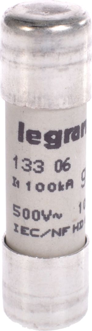 Legrand Wkładka bezpiecznikowa cylindryczna 10x38mm 6A gG 013306 1